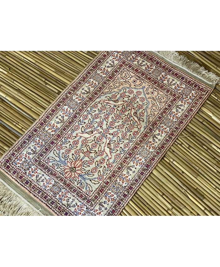 Handmade Turkish Kayseri Original Silk Carpet – FREE SHIPPING..!